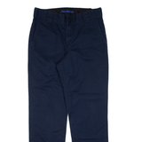 DICKIES Workwear Mens Trousers Blue Slim Tapered W32 L32