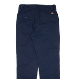 DICKIES Workwear Mens Trousers Blue Slim Tapered W32 L32