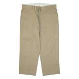 DICKIES Workwear Mens Trousers Beige Regular Straight W38 L25