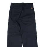 DICKIES Cargo Workwear Mens Trousers Black Relaxed Straight W29 L29