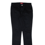 DICKIES Workwear Womens Trousers Black Slim Skinny W29 L31