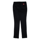 DICKIES Workwear Womens Trousers Black Slim Skinny W29 L31