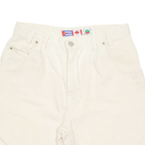 SILVER FERDY Womens Denim Shorts Cream M W31