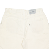 SILVER FERDY Womens Denim Shorts Cream M W31