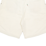 SILVER FERDY Womens Denim Shorts Cream M W31