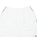 REEBOK Mesh Lined Mens Sports Shorts White L W31