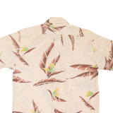 PEARL Mens Hawaiian Shirt Pink Floral L