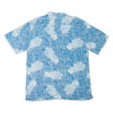 HIGH SURF Pineapples Mens Hawaiian Shirt Blue Crazy Pattern XL