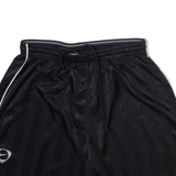 NIKE Mens Casual Shorts Black Striped L W28