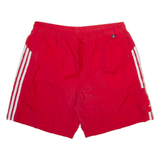 ADIDAS Mens Swimming Shorts Red XL W34