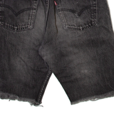 LEVI'S 501 Womens Denim Shorts Grey S W26