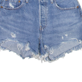 LEVI'S 501 Big E Womens Denim Shorts Blue S W27