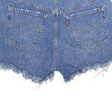 LEVI'S 501 Big E Womens Denim Shorts Blue S W27
