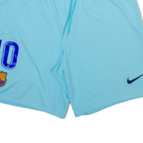 NIKE Fc Barcelona Mens Casual Shorts Blue L W30