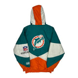 Miami Dolphins Logo Athletics Football Windbreaker - Medium Green Polyester