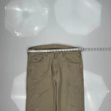 Bulwark Cargo Pants - 36W 32L Khaki Cotton