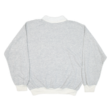 TORTONI Tour De France Womens Sweatshirt Grey Collared 90s M