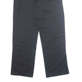 Chino Mens Trousers Black Regular Straight W32 L31