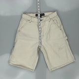 Age 10 Nautica Carpenter Shorts - 24W 10L Cream Cotton