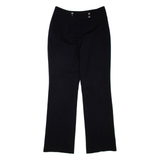 ANNA Womens Trousers Blue Regular Flared Wool W30 L32