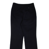 ANNA Womens Trousers Blue Regular Flared Wool W30 L32