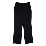 ANNA Womens Trousers Blue Regular Flared Wool W30 L32