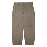 CARHARTT Mens Trousers Brown Regular Tapered W38 L32