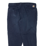 CARHARTT Mens Trousers Blue Regular Tapered W40 L31