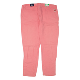 Womens Trousers Pink Regular Tapered W34 L28