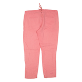 Womens Trousers Pink Regular Tapered W34 L28