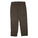 VANS Womens Trousers Green Regular Straight W32 L32