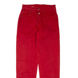 REPLAY Womens Trousers Red Regular Straight W31 L30