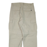 LGO Cargo Mens Trousers Beige Regular Straight W32 L31