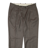 Womens Trousers Brown Regular Tapered W36 L30