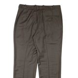 Womens Trousers Brown Regular Tapered W36 L30