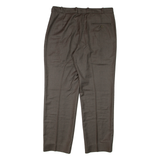 Womens Trousers Brown Regular Tapered W36 L30