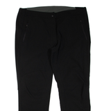 Womens Trousers Black Regular Flared W40 L32