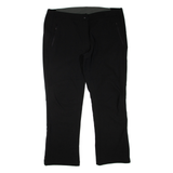 Womens Trousers Black Regular Flared W40 L32
