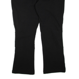 Womens Trousers Black Regular Flared W40 L32