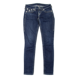 TRUE RELIGION Womens Jeans Blue Slim Skinny W26 L31
