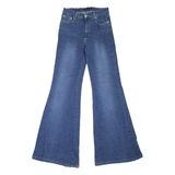 TALLY WEIJL Womens Jeans Blue Regular Flared Stone Wash W24 L33