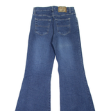 TALLY WEIJL Womens Jeans Blue Regular Flared Stone Wash W24 L33