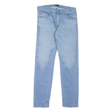 LEE Rider Mens Jeans Blue Slim Tapered Stone Wash W32 L34