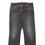 PIERRE CARDIN Deauville Mens Jeans Grey Regular Straight Stone Wash W31 L32