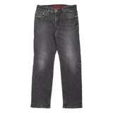 PIERRE CARDIN Deauville Mens Jeans Grey Regular Straight Stone Wash W31 L32