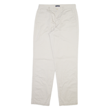 DOCKERS Womens Trousers Cream Regular Straight W30 L32