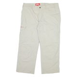 FJÄLLRÄVEN Outdoor Mens Trousers Cream Relaxed Straight W36 L27