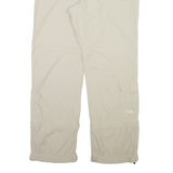 COLUMBIA Detachable Legs Womens Trousers Beige Relaxed Straight Nylon W34 L31