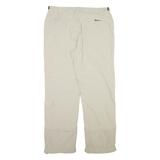 COLUMBIA Detachable Legs Womens Trousers Beige Relaxed Straight Nylon W34 L31