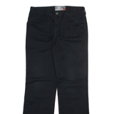 PSYCHO INTERNATIONAL Womens Trousers Black Regular Bootcut W30 L31